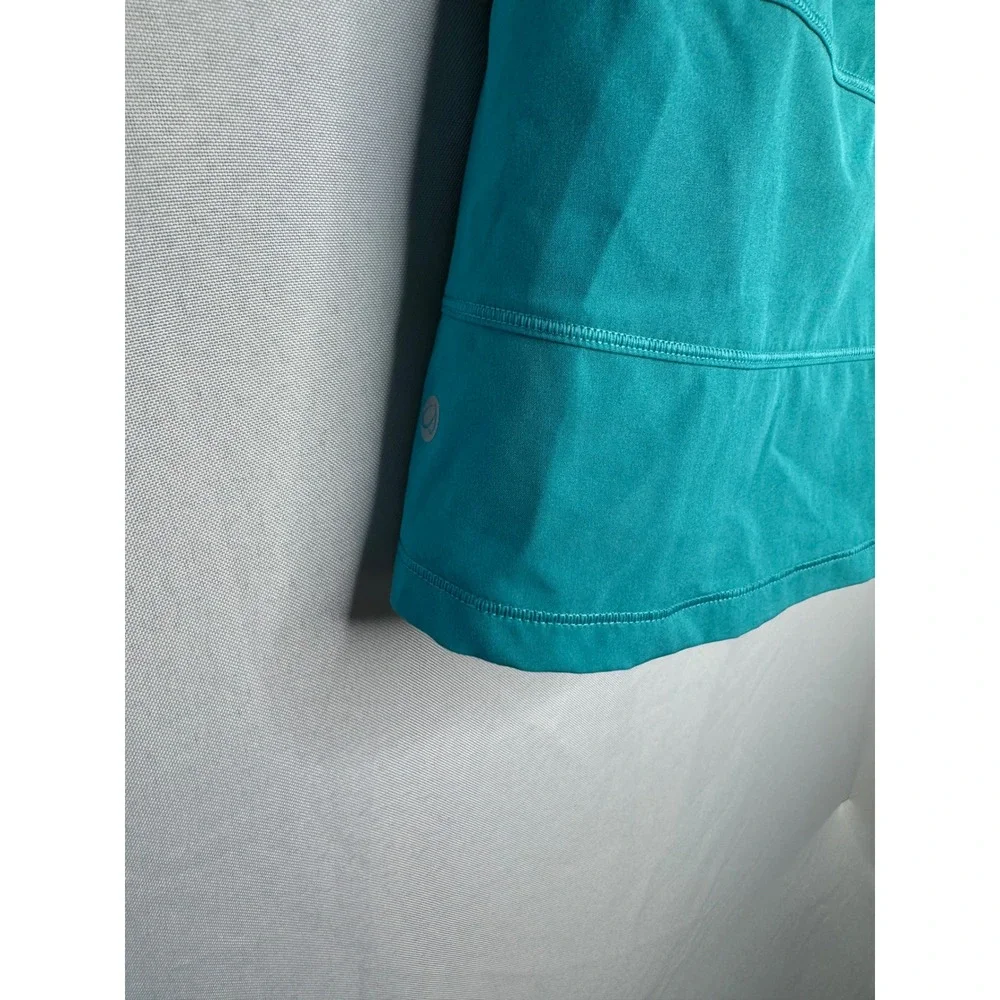 CRZ YOGA Teal Blue Athletic Tennis Skort with Zipper Pocket XXS 00